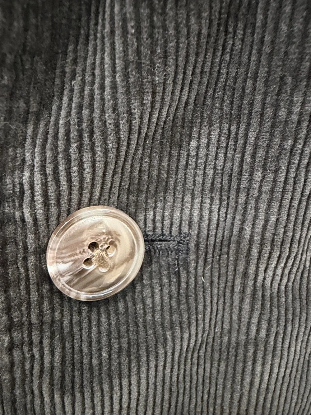 EUC Marine Layer Dark Gray Corduroy Sport Coat - Single-Button